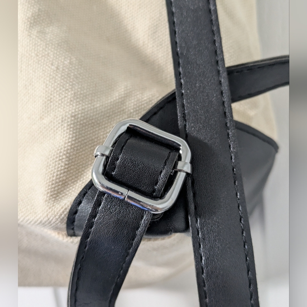 **3/$16 SALE - Deux Lux Black and Cream Backpack - Picture 3 of 8